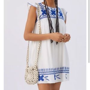 Urban outfitters embroidered dress